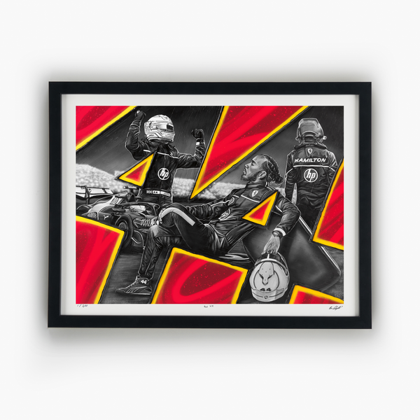 M♦イタリア製 リトグラフ アート Red 44